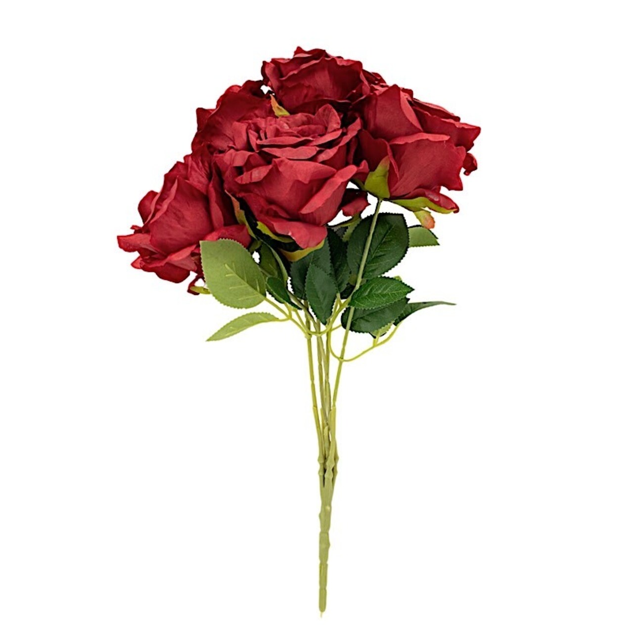 2 Bushes 17" Premium Silk Rose Bouquets – Artificial Wedding & Party Flowers